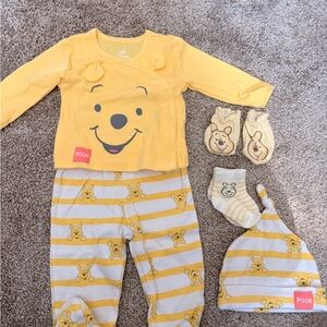 Disney Baby Yellow Bodysuit